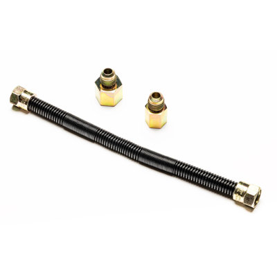 3/8" Premium Non-Whistle Gas Flex Line - NG or LP - Easy Installation