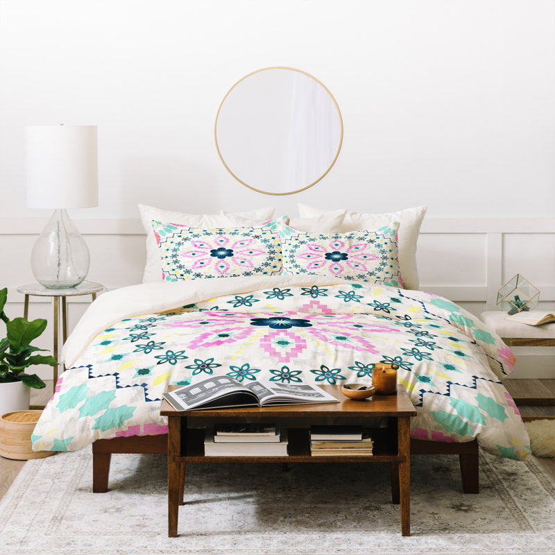 Ensemble de housse de couette Schatzi Aviana, Housse de couette simple / simple TG et 1 taie dé