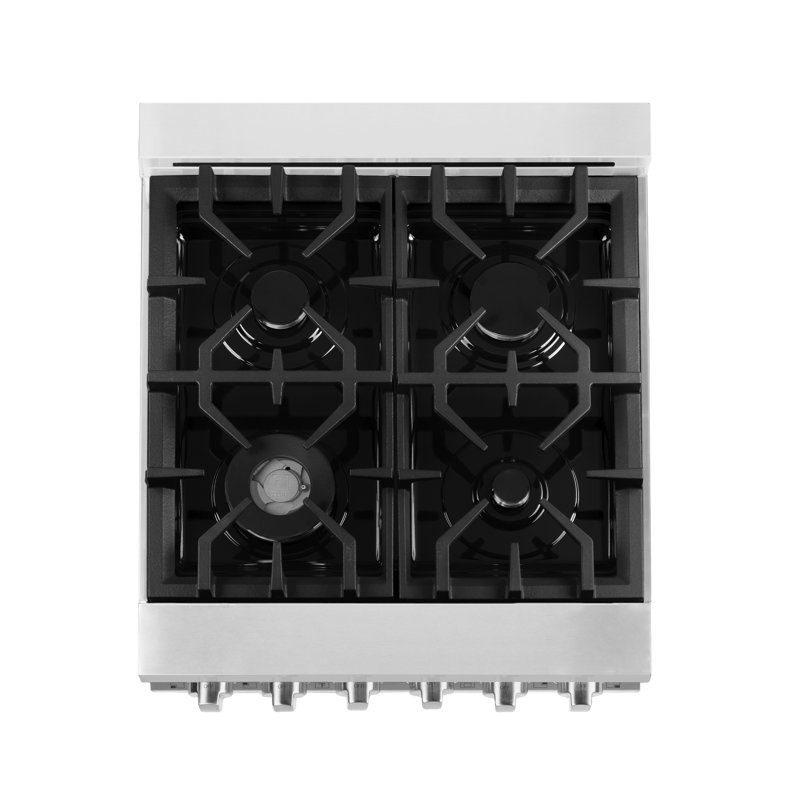 ZLINE 24" Legacy Dual Fuel Range w/ 4 Burner, Stainless Steel