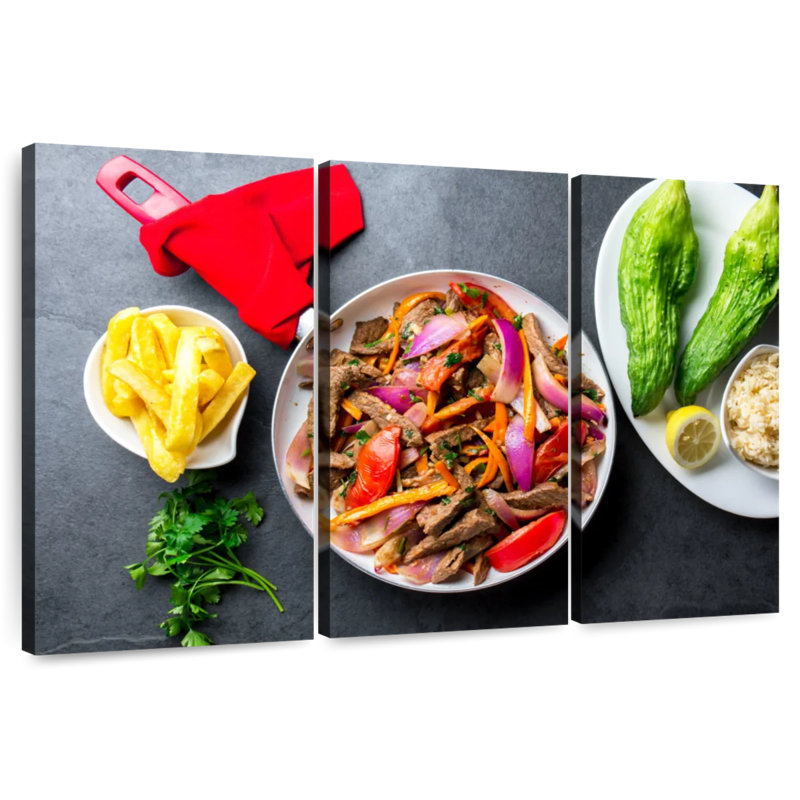 Lomo Saltado péruvien