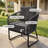 Outdoor Chair Cushions, 24" X 23" High-Density Foam Deep Seat Patio Cushions With Olefin Fabric & Removable Zipper Cover, Outdoor Furniture Replacement Cushions Set Of 3 For Chair Sofa Couch-590594312
