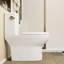 Toilette allongée à simple chasse 1,28 gallon par chasse d'eau avec siège à fermeture en douceur (siège inclus)-125361173-125361177