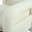 Fauteuil inclinable en molleton 31,25 po à 3 positions réglables - blanc-1229548903