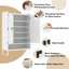 Range-chaussures avec portes, range-chaussures 6 niveaux