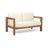 GENSER LOVESEAT & COFFEE TABLE