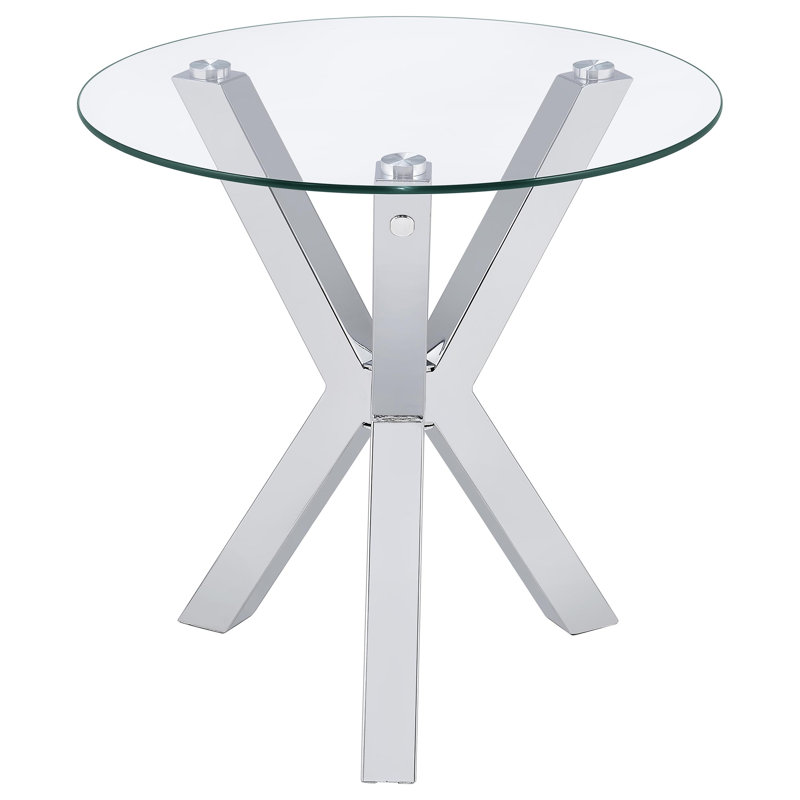Table de bout en verre trempé Simmonds