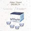 Spode Blue Italian Stemless Glasses 19 Oz