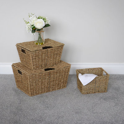 Bay Isle Home Seagrass Decorative Basket