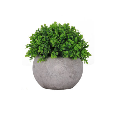 Verdure artificielle en pierre ronde