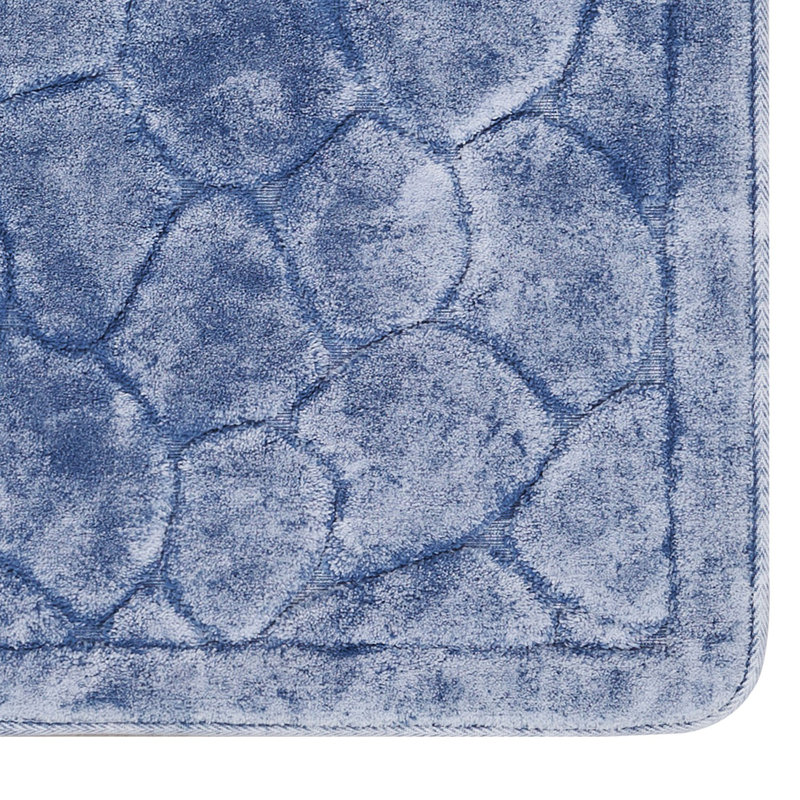 Ensemble de 2 tapis de bain Millgrove, Bleu