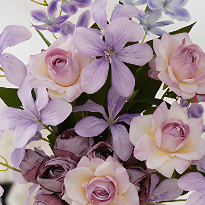 Ornements de fleurs simulées, Crème, crème