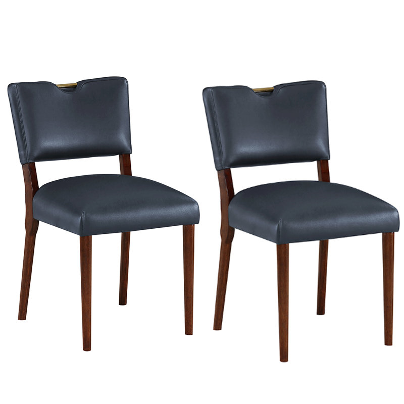 Lachaun 20.75'' H Faux Leather Upholstered Side Chair