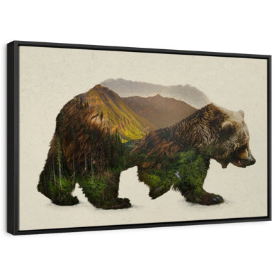 North American Brown Bear Canvas Print