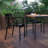 Modern Commercial Grade 2 Slat Indoor/Outdoor Steel Bar Stool-1421437019