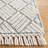 Altis Flat Weave Wool/Cotton Southwestern Rug in Black/Ivory-844113069