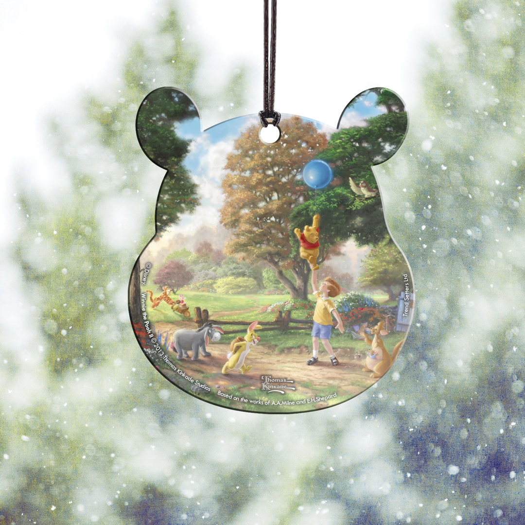 Disney Winnie the Pooh with Tigger, Christopher Robin, Eeyore, and Piglet Holiday Shaped Decoration Trend Setters