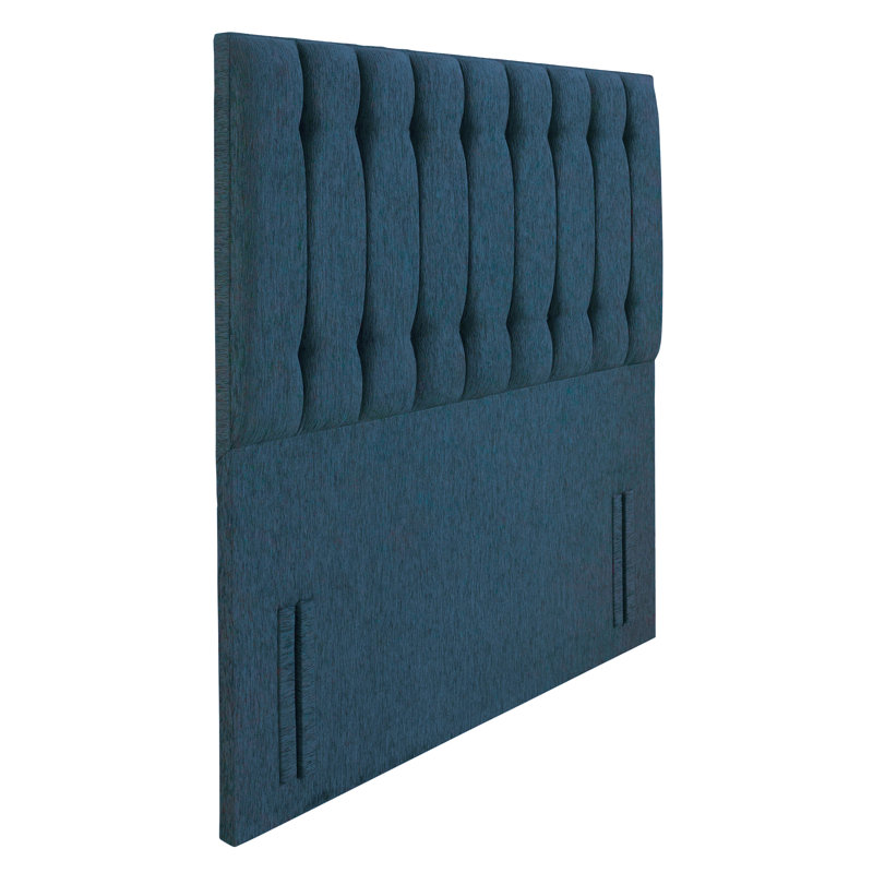 Maura Upholstered Headboard, Blue, Kingsize
