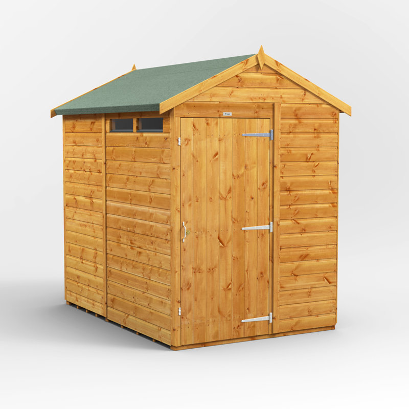 Powersheds 7 x 5ft Timber Tongue & Groove Security Garden Shed
