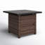 Table de foyer d'extérieur avec couvercle Braeya H 24,8 po x l 31,9 po