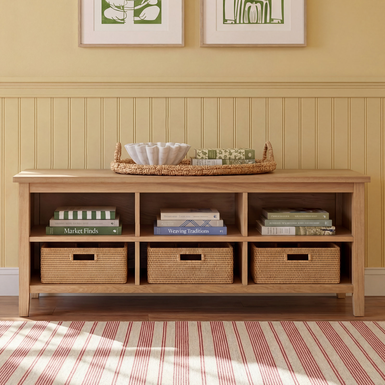 Arrisson Wide Bookcase, Oak