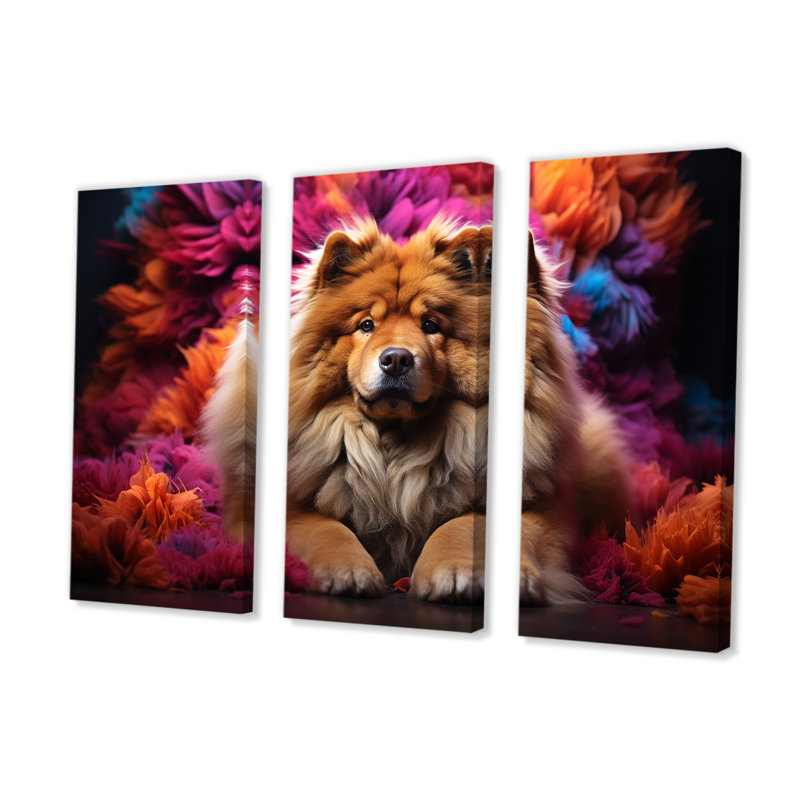 Ensemble de salon Chow Chow Charm, H 28 po x l 36 po