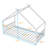 Metal Playhouse Bed With Roof And Slats-1167040714-1167040713