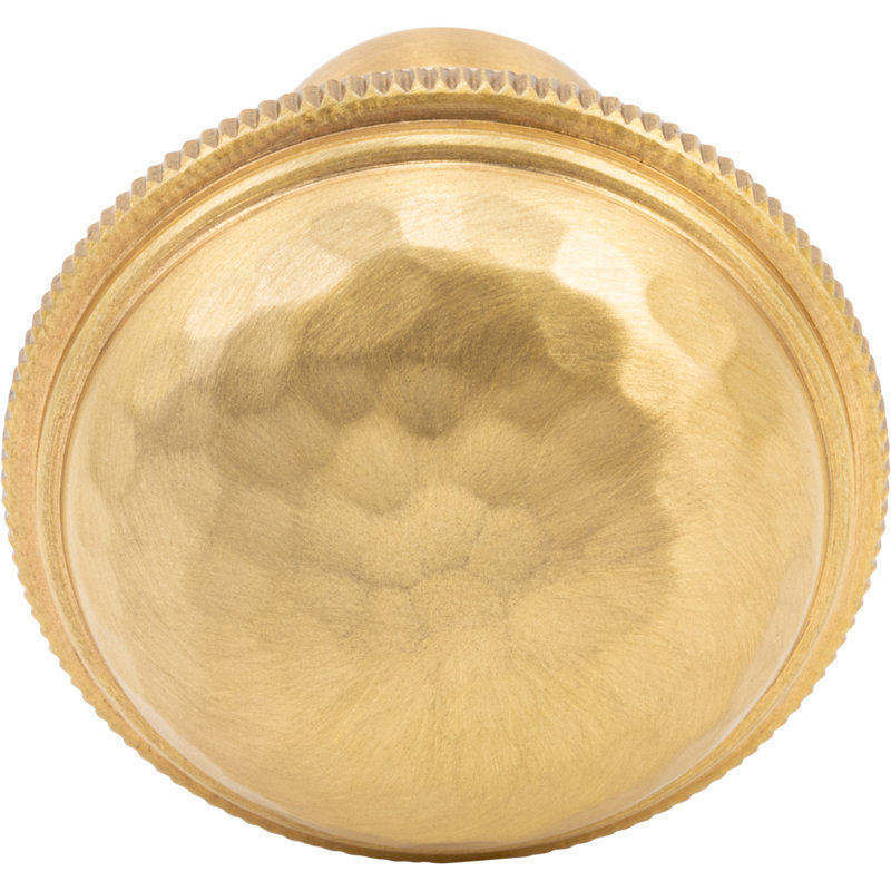 ArtWorth 1 5/16" Diameter Round Knob, Satin Brass