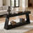 Durable MDF Entryway Table With Two-Tier Storage, Perfect For Modern And Rustic Home Decor-1060418802