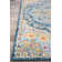 Furtado Oriental Blue/Orange/Yellow Area Rug