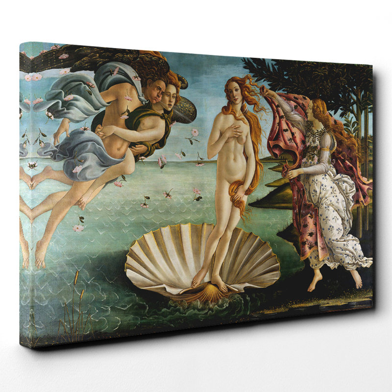 Sandro Botticelli - Wrapped Canvas Painting, 50cm H x 76cm W