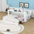 Multifunctional Daybed with Drawers and Desk,Shelves-423747369-423747370