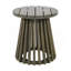 Table basse d'extérieur en bois d'acacia, table basse ronde-53277224