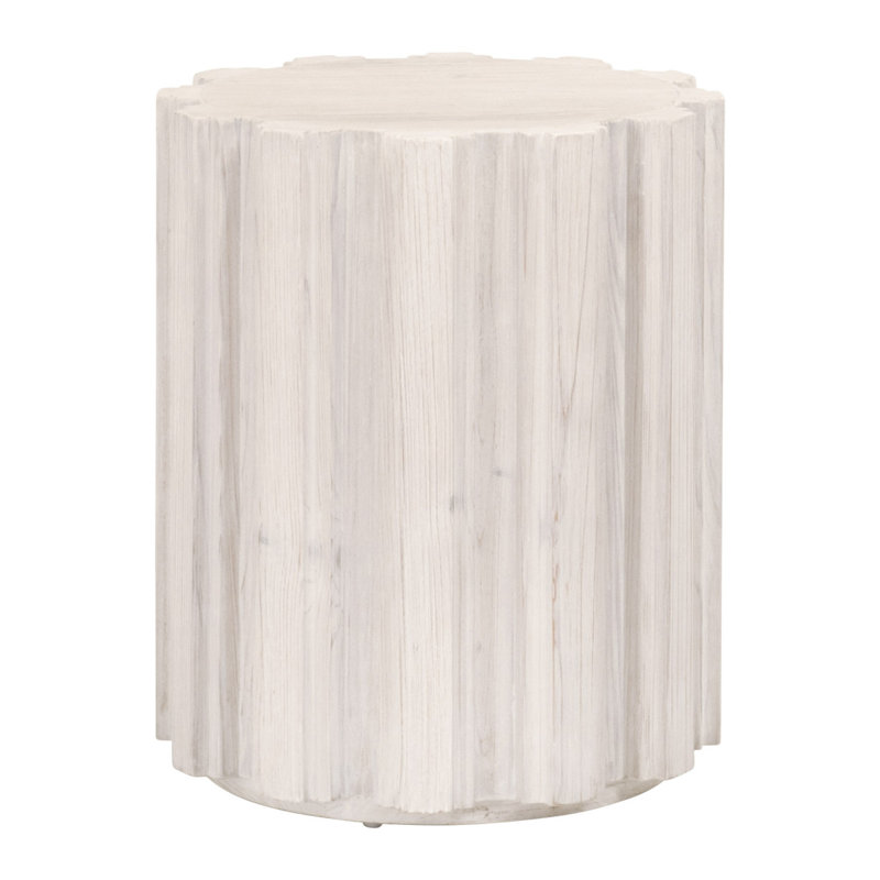 Bella Antique Solid Wood End Table