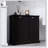 Two-Compartment Tilt-Out Laundry Sorter Cabinet-Black