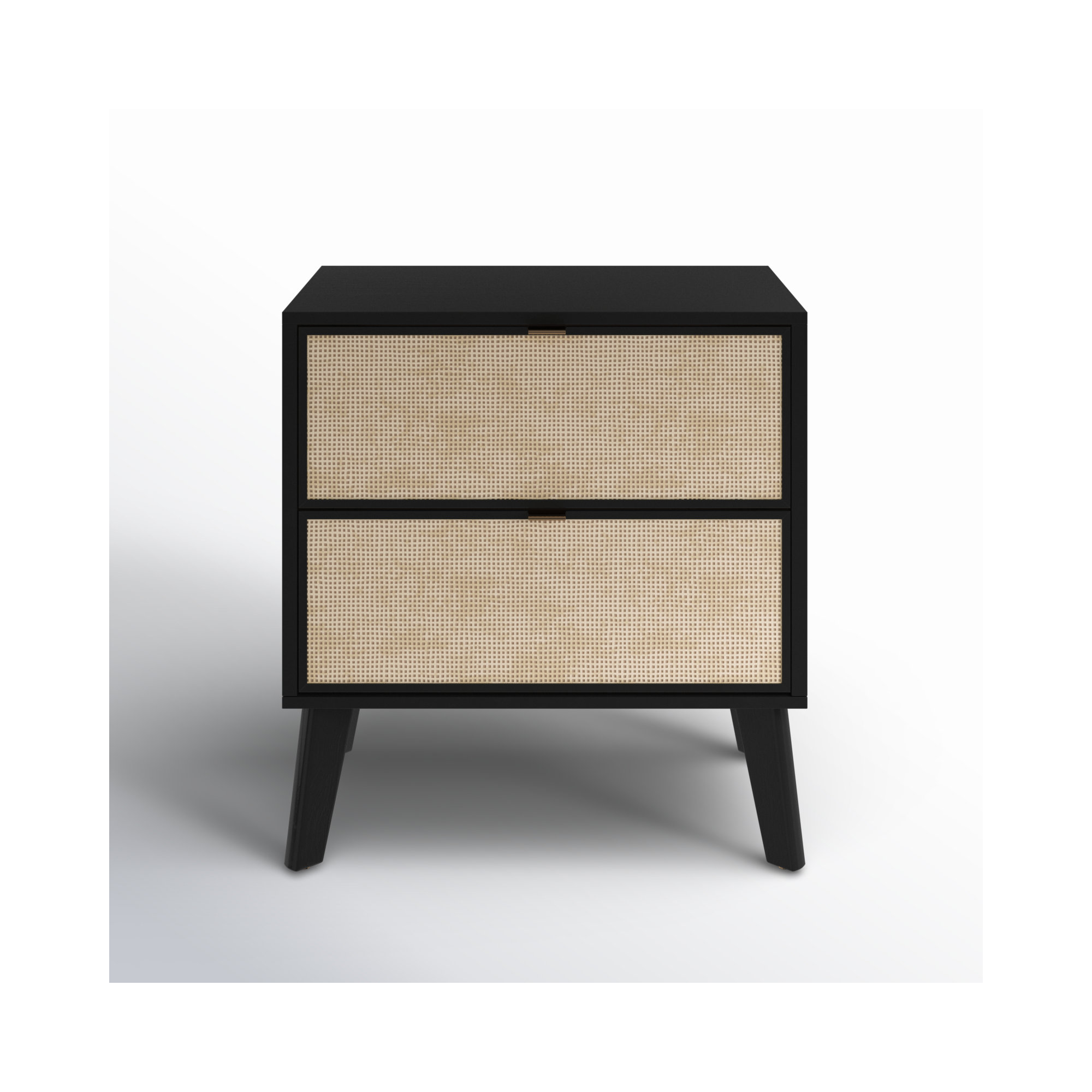 Raenada 2 - Drawer Nightstand, Black