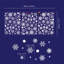 Delicate Lace Snowflakes Christmas Window Decal