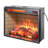 Infrared Quartz Woodlog Fireplace Insert with Brick Design-114137761