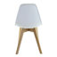 Mingus Plastic Dining Chairs with Solid Wooden Legs - Retro Side Chair for Dining Room Kitchen Living Room Office-969575218-1031805604