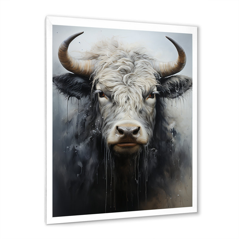 Minimalisme noir et blanc, peinture sur toile, H 32 po x l 16 po x P 1 po, Cadre simple blanc