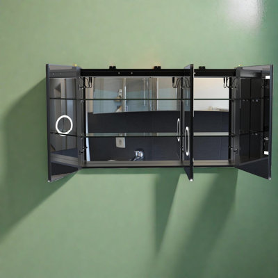 Led Medicine Cabinets, 47.5 Inch Aluminum Alloy, Modern Home Bathroom