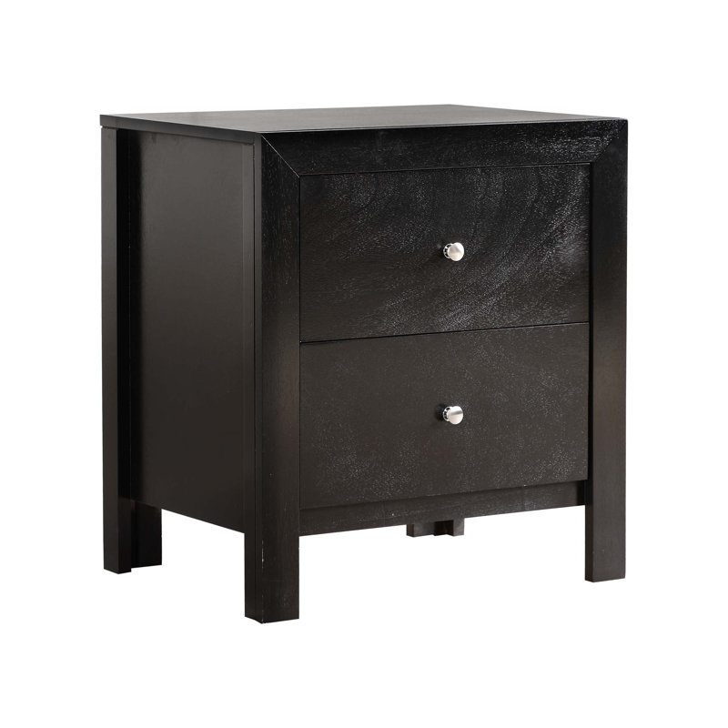 Practical Bedside Table For A Bedroom, Black