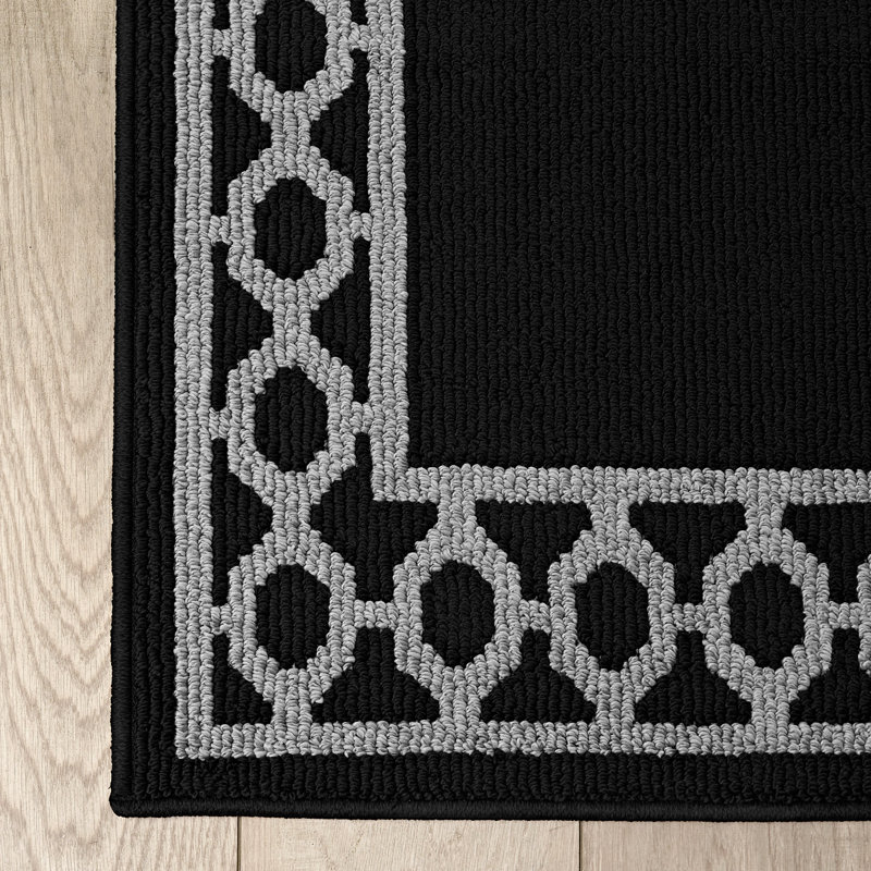 Jean Pierre New York Christine Border Machine Washable All Loop Tufted Rugs