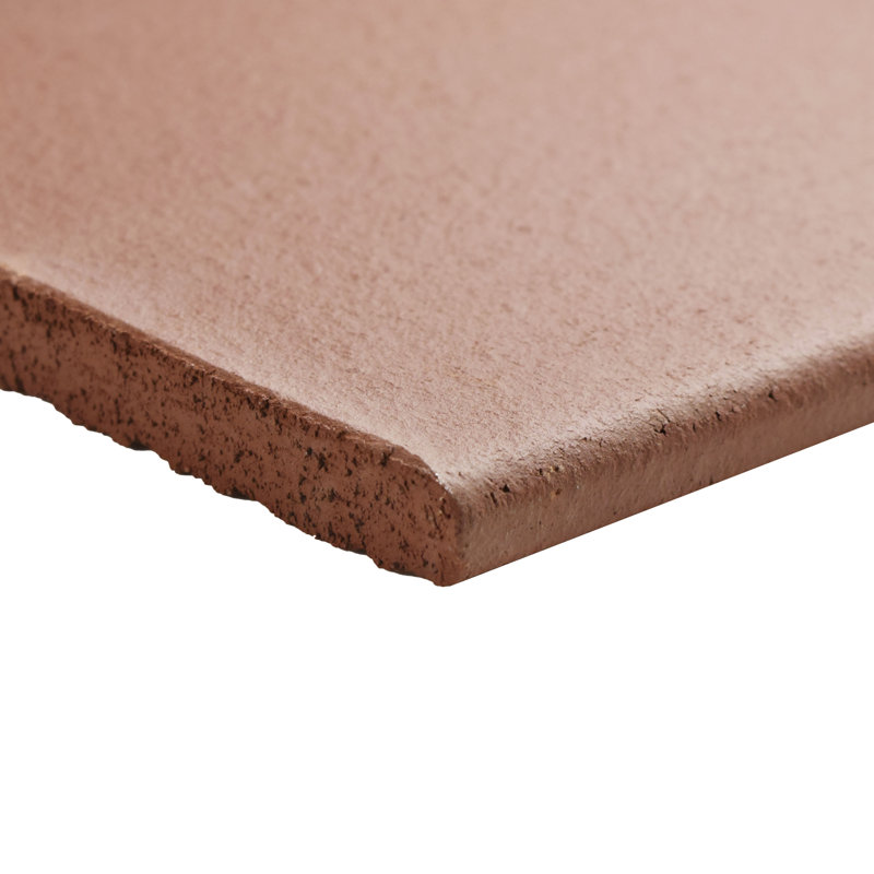 Quarry 5.9" x 5.9" Ceramic Bullnose Tile Trim in Red