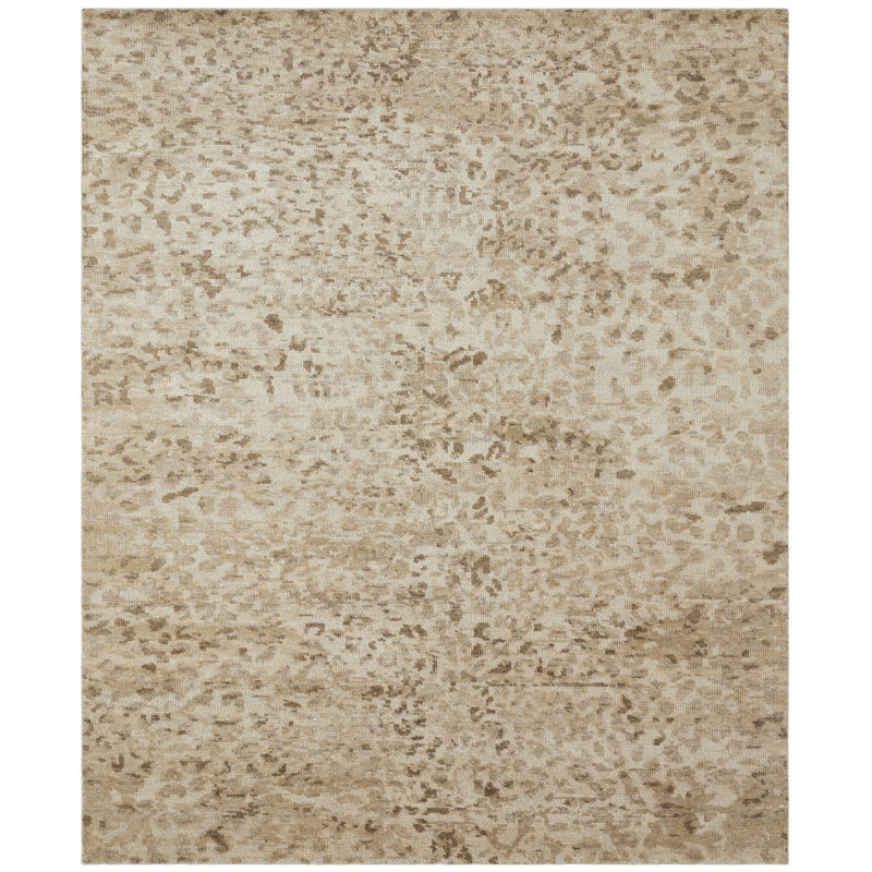 Toros Hand Knotted Wool Abstract Area Rug, Rectangle 10' x 14'