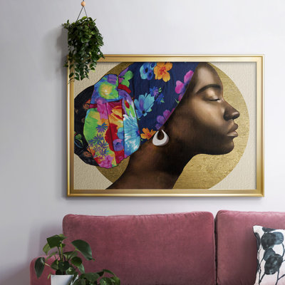 Golden Lady I, reproduction d'art sur toile