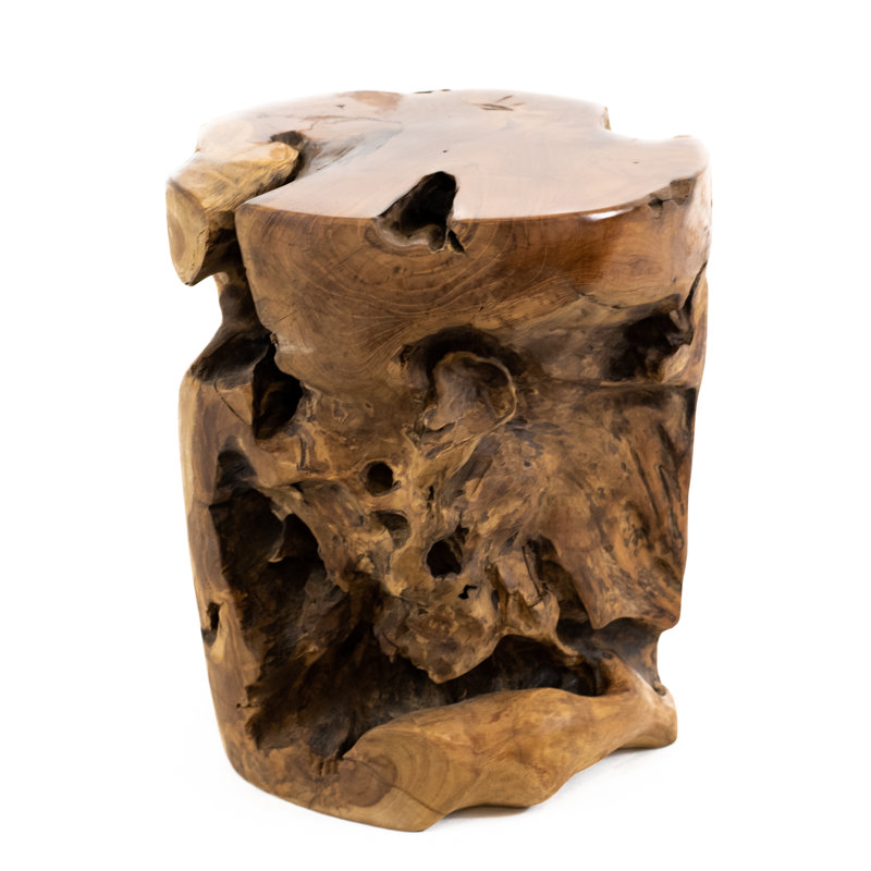 Burruss Solid Wood Accent Stool