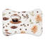 Coffee Hues - 1 Piece Bone Shape Feeding Mat
