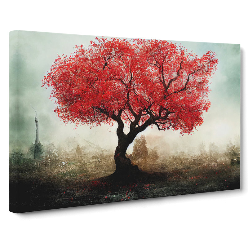 Tantalising Apple Tree - Wrapped Canvas, 35cm H x 50cm W x 3cm D