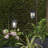 2-pieces Waterproof LED Solar Lanterns with Shepherd Hooks