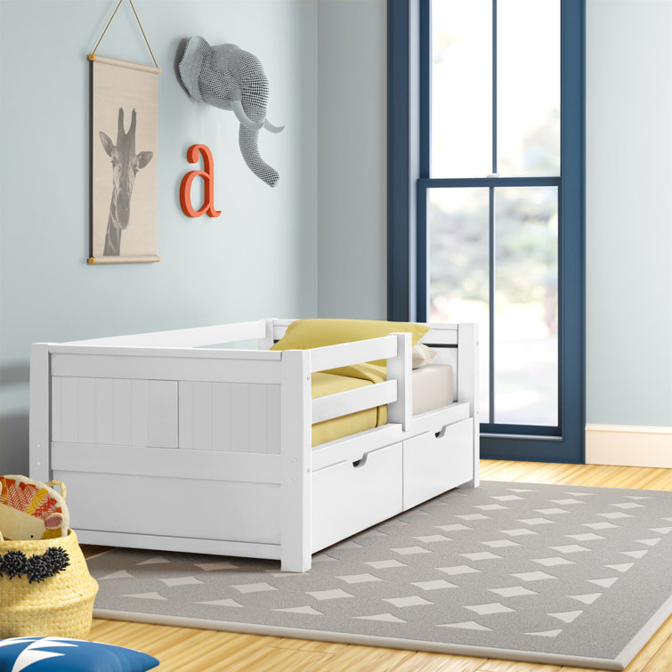 Aditya Twin 2 Drawer Solid Wood Bed